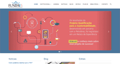 Desktop Screenshot of fundaes.org.br